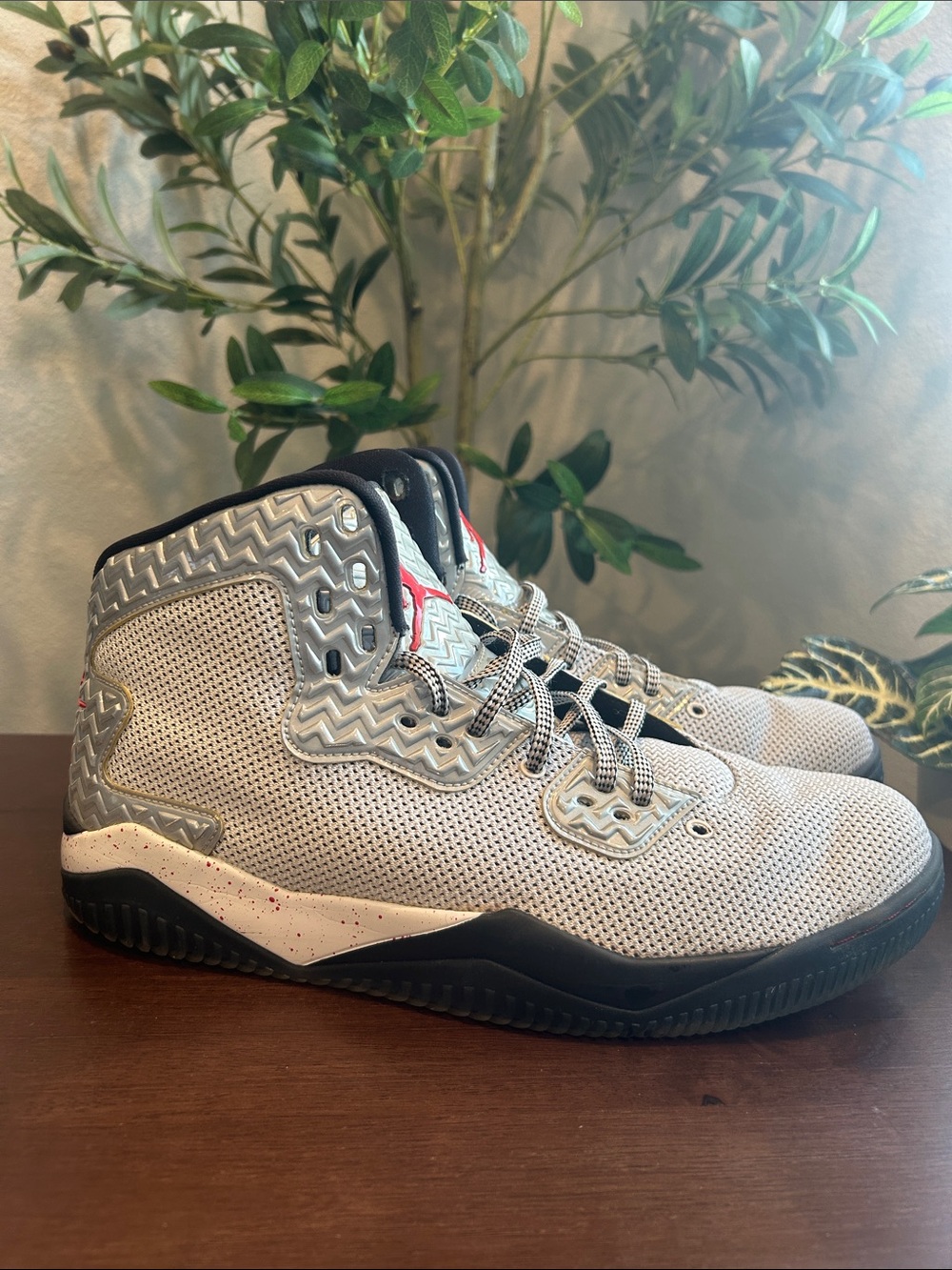 Air Jordan Spike Forty PE 'White Fire Red' White & Red Men’s Sneakers